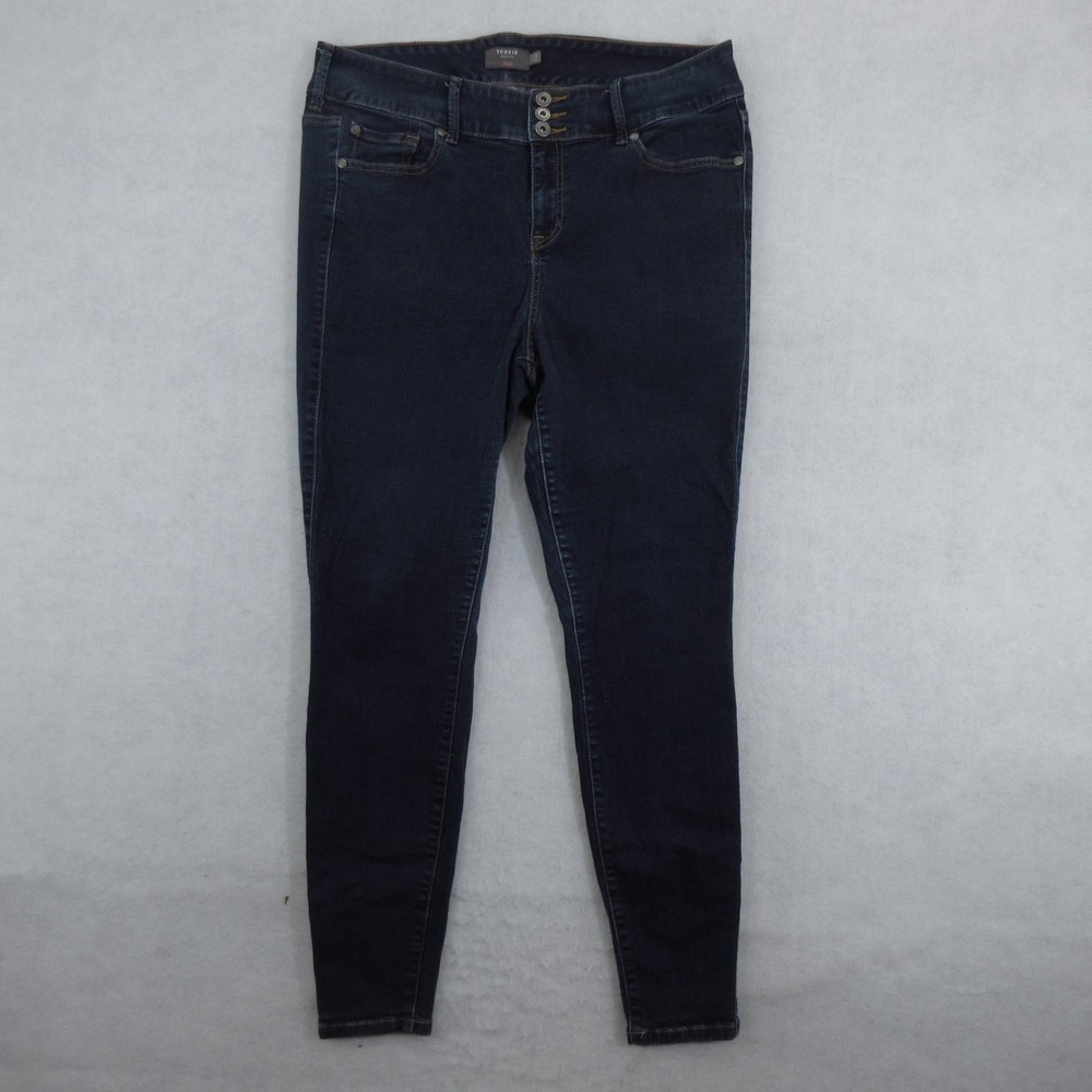 Torrid Jeans Womens 18T Blue High Rise Super Soft Jegging Stretch Denim Plus